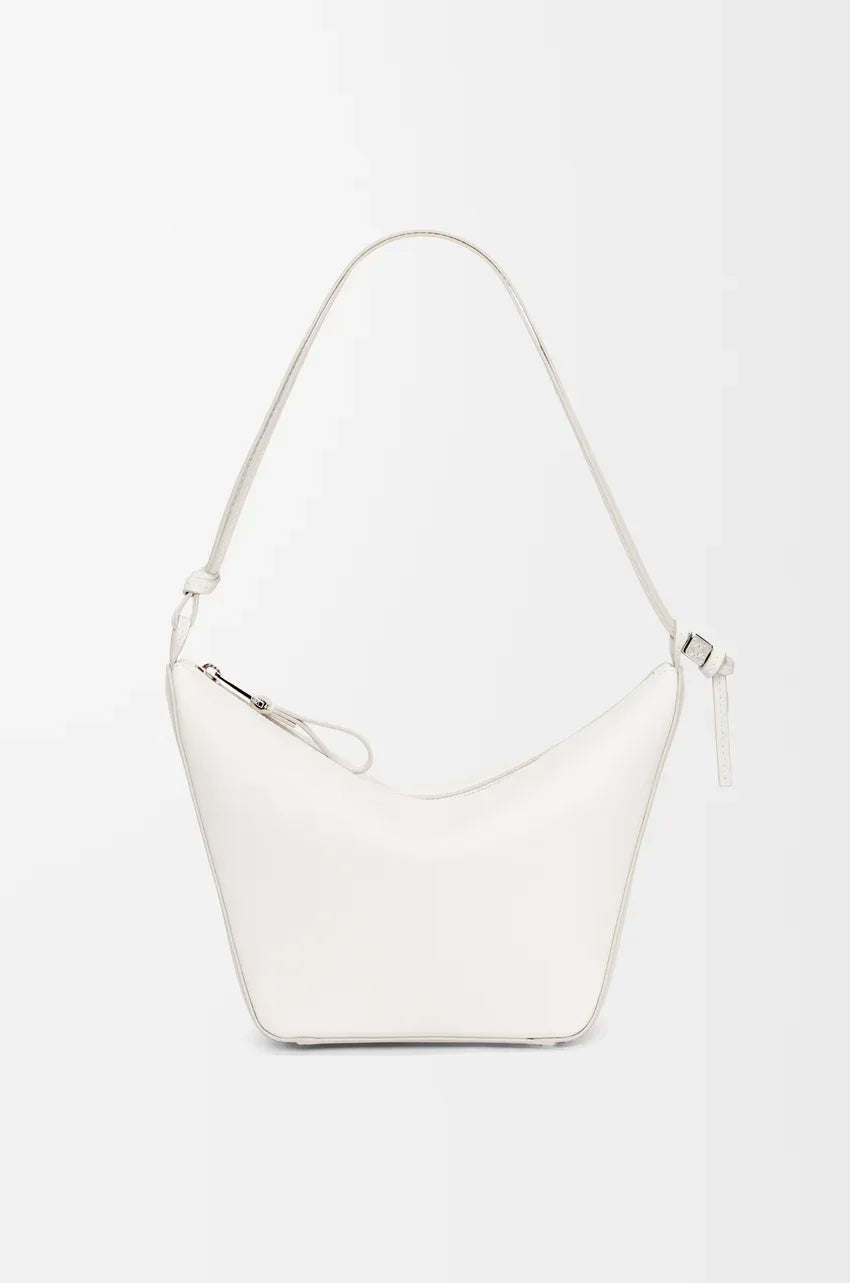 Mini Hammock shoulder bag Soft White - EliteLux Outlet