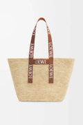 Fold Shopper in raffia Tan - EliteLux Outlet