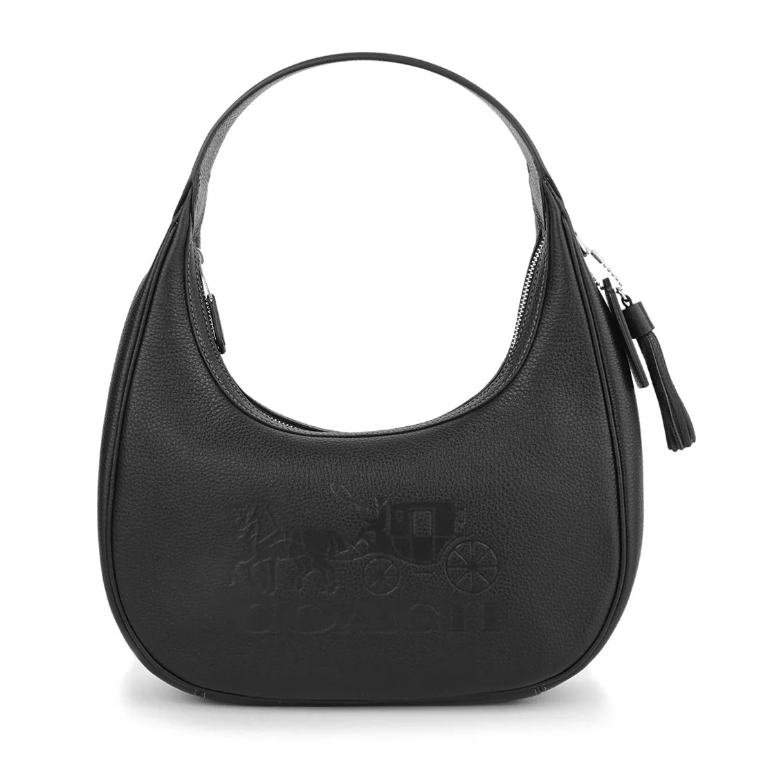 Shoulder Bag Pebble Leather HORSE AND CARRIAGE