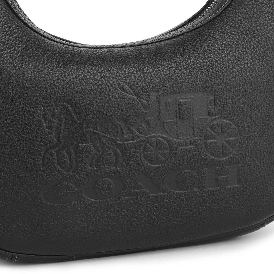 Shoulder Bag Pebble Leather HORSE AND CARRIAGE