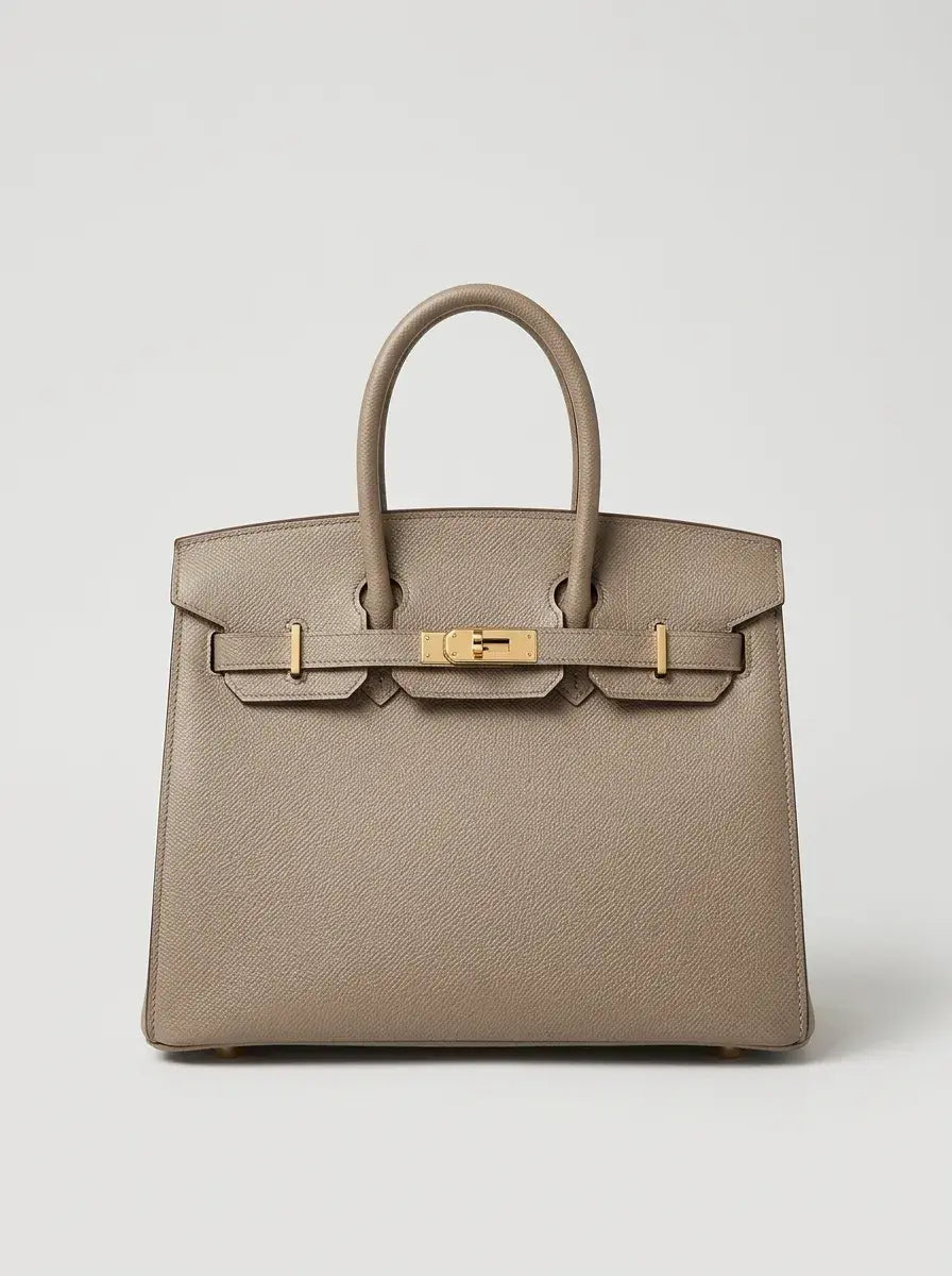 Birkin Lock Tote Bag – Trench Grey