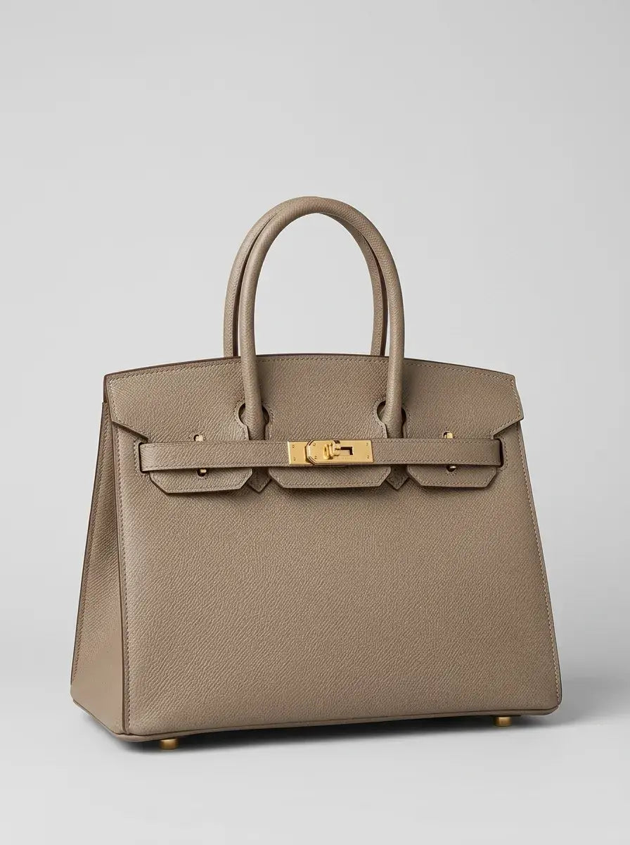 Birkin Lock Tote Bag – Trench Grey