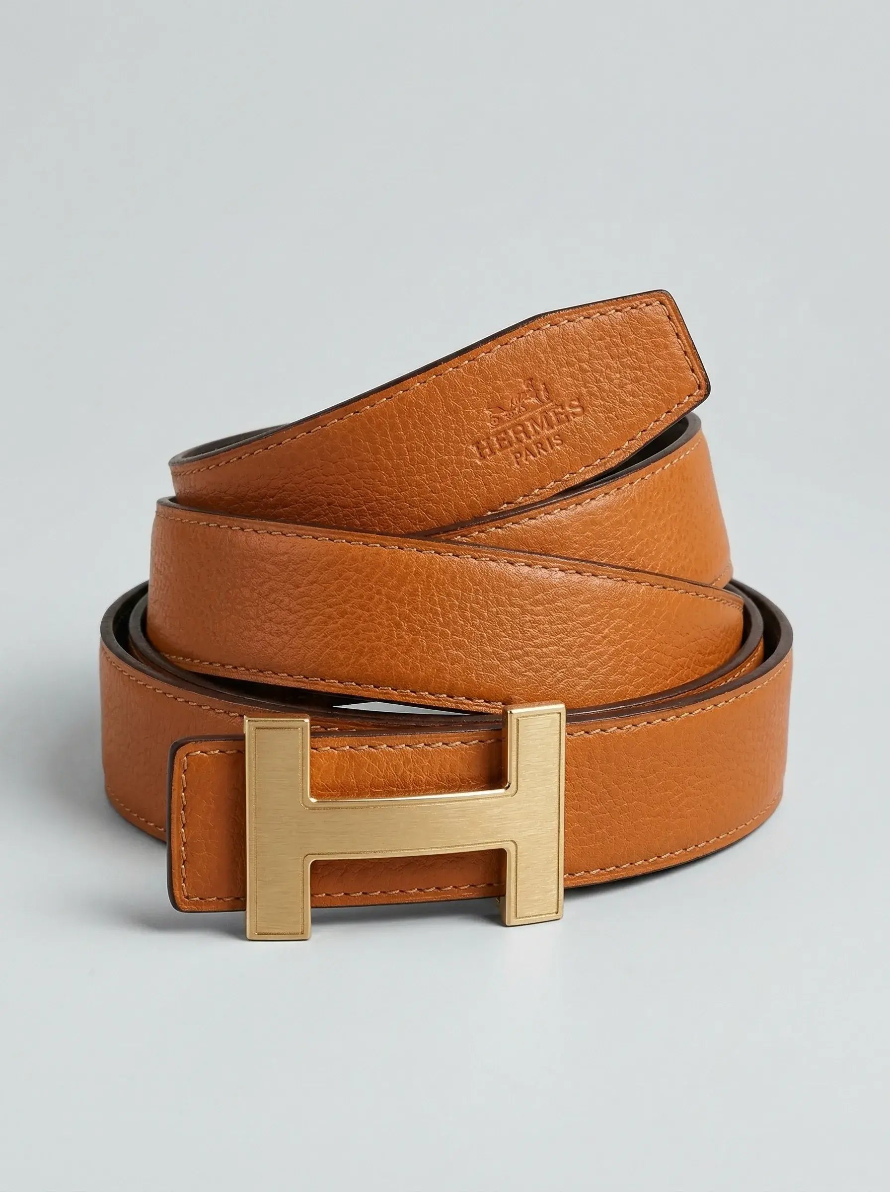 Buckle Belt – Cognac