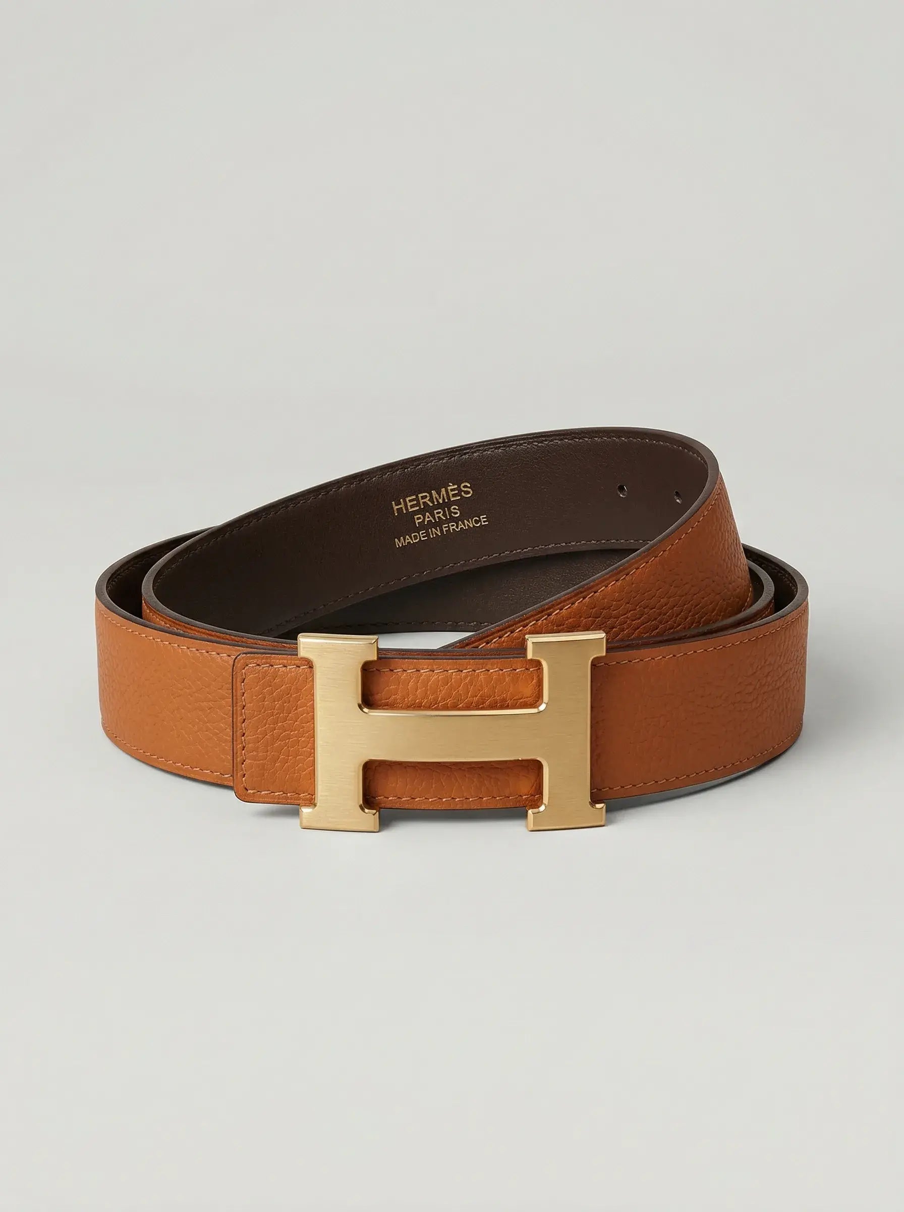 Buckle Belt – Cognac