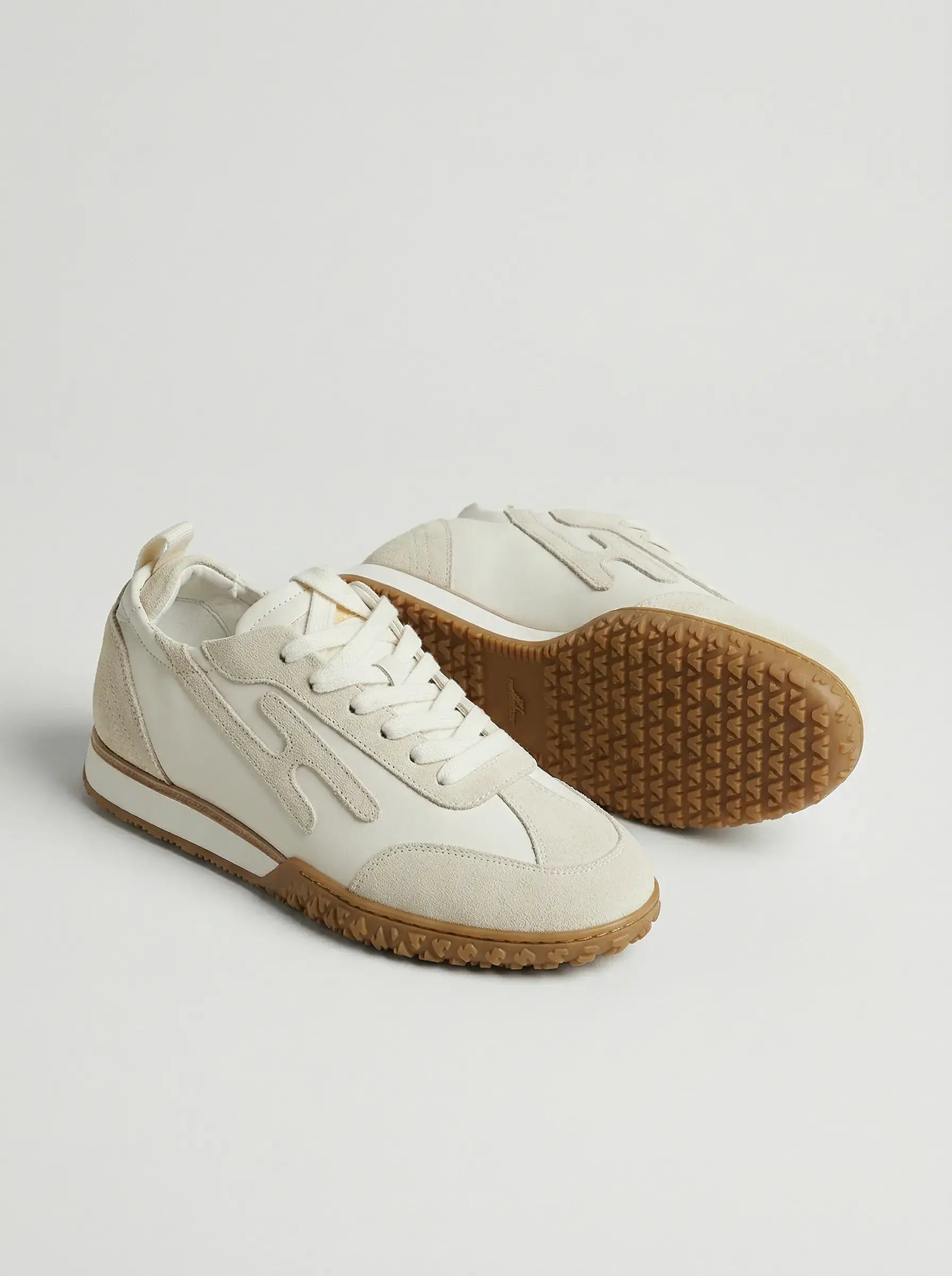 Orin Heritage Trainer – Ivory & Suede