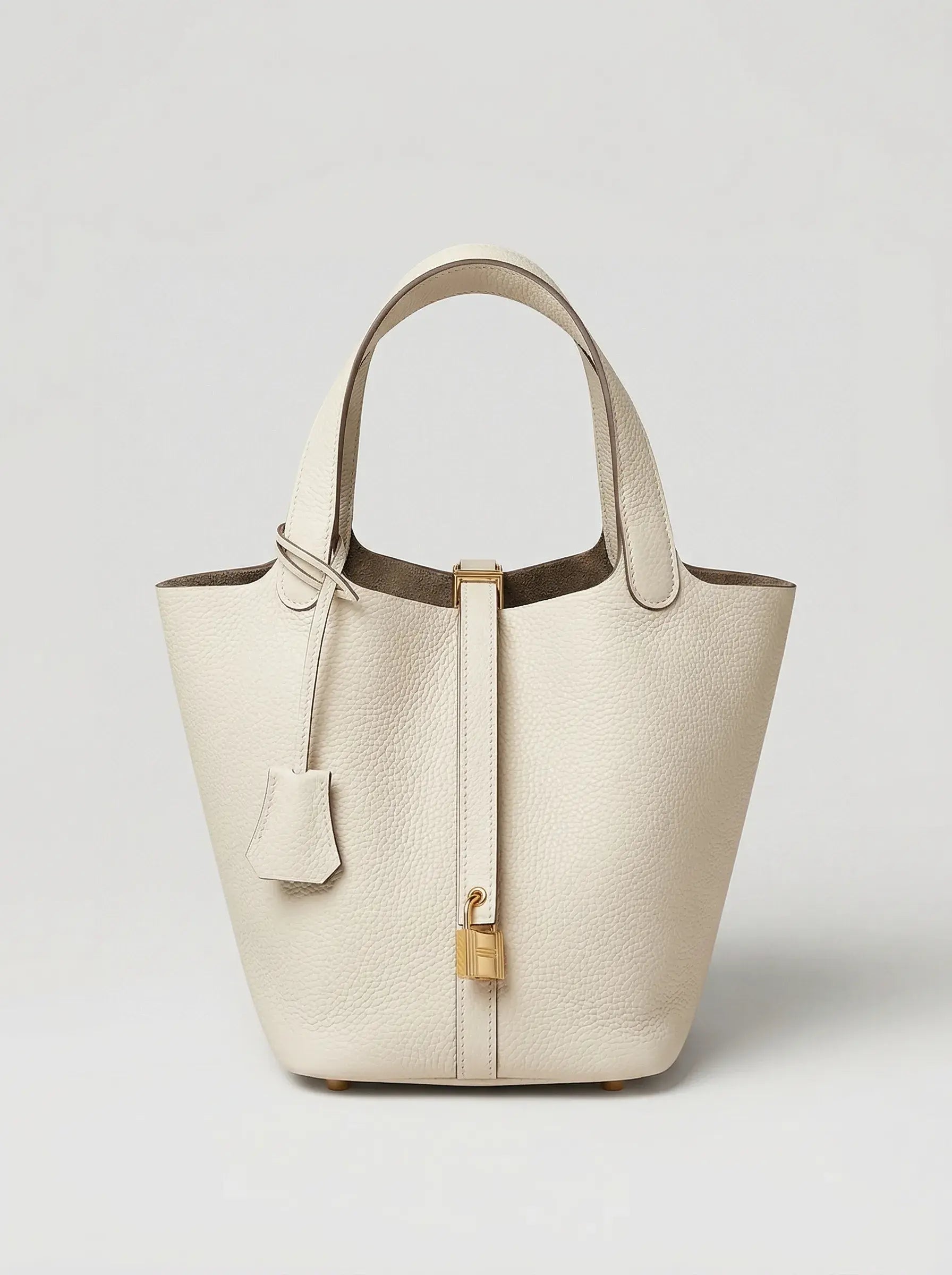 Picotin Lock Bucket Bag – Craie