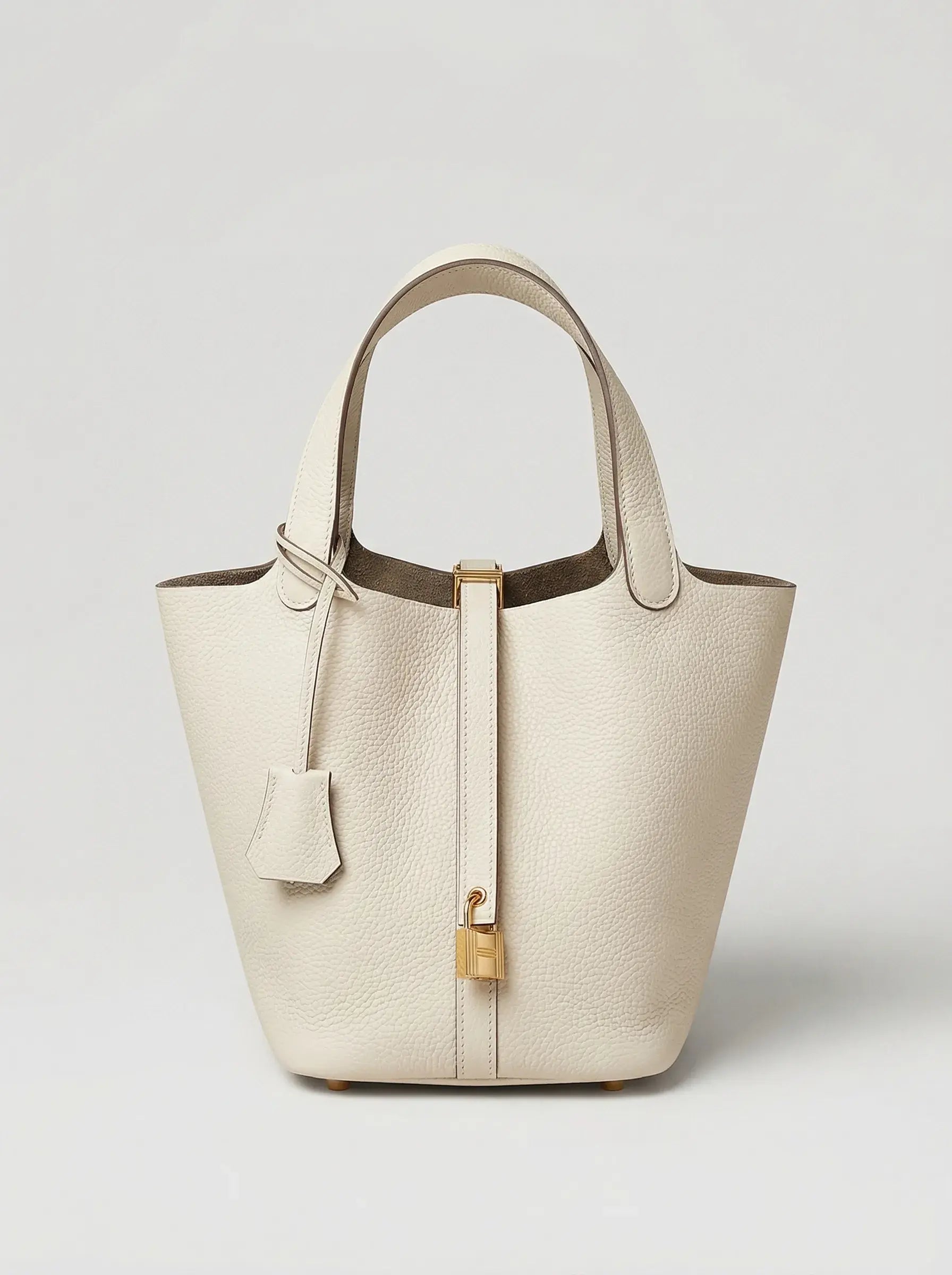 Picotin Lock Bucket Bag – Craie