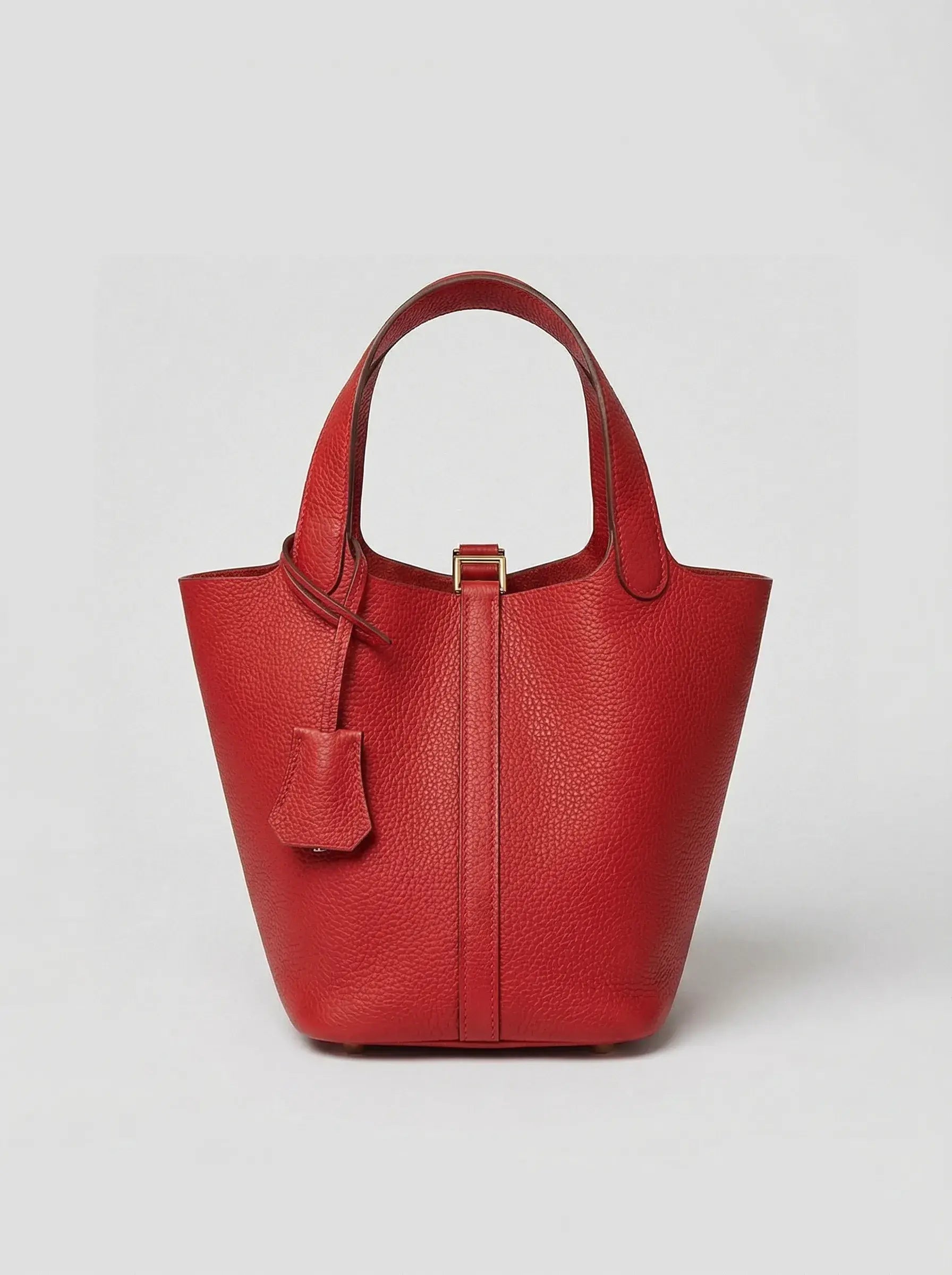 Picotin Lock Bucket Bag – Rouge