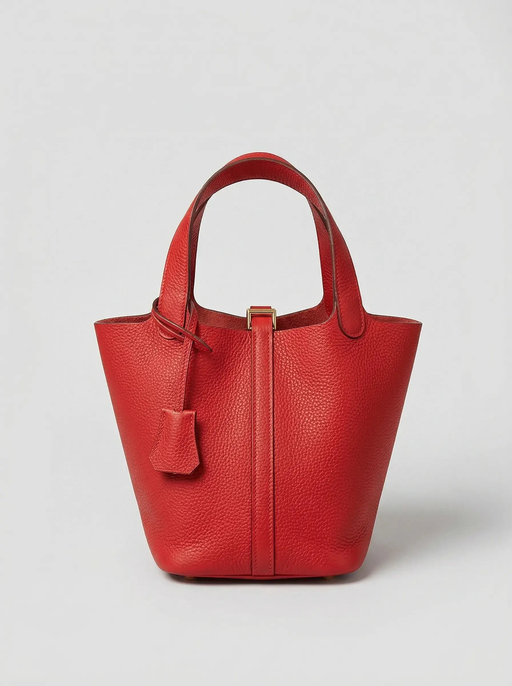 Picotin Lock Bucket Bag – Rouge
