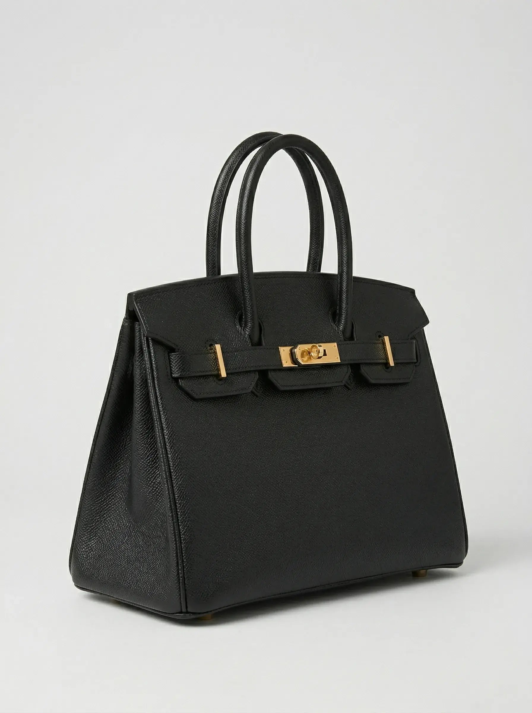 Birkin Lock Tote Bag – Noir