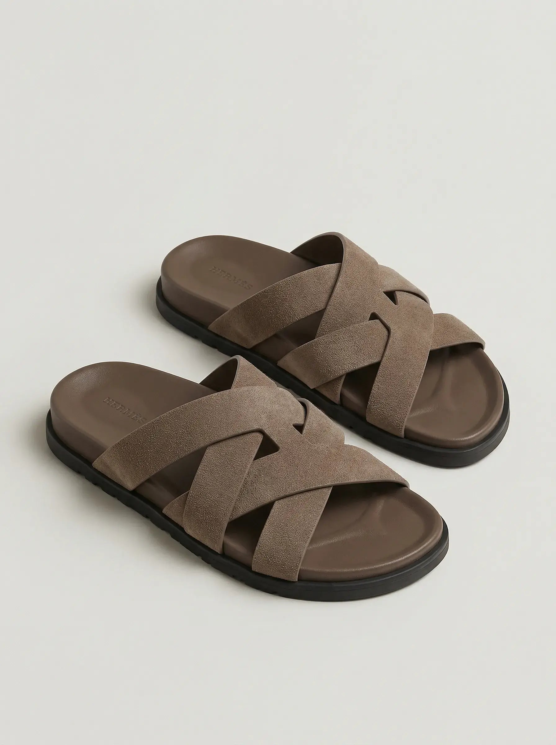 Crossway Slide Sandals – Etoupe Brown