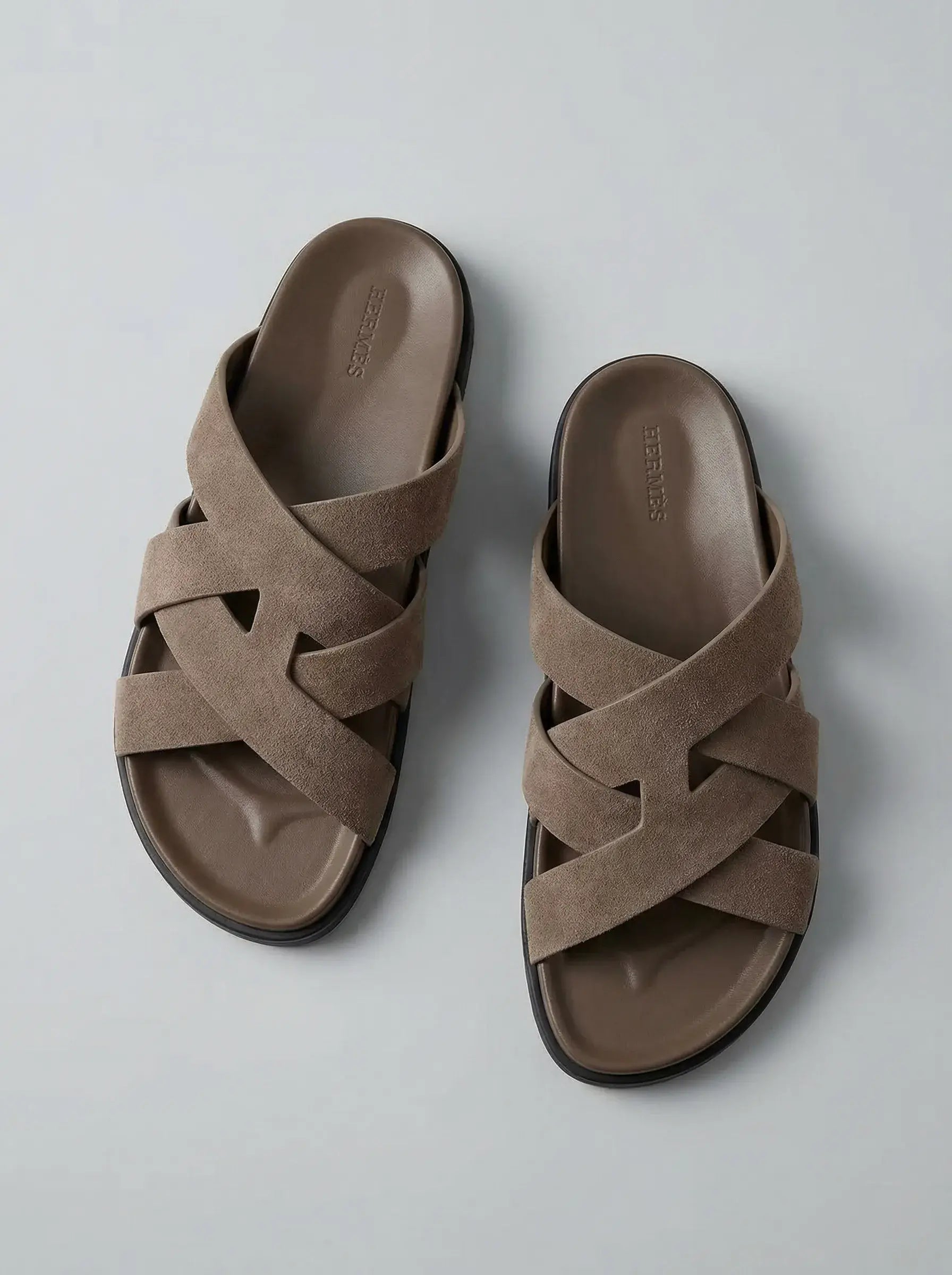 Crossway Slide Sandals – Etoupe Brown