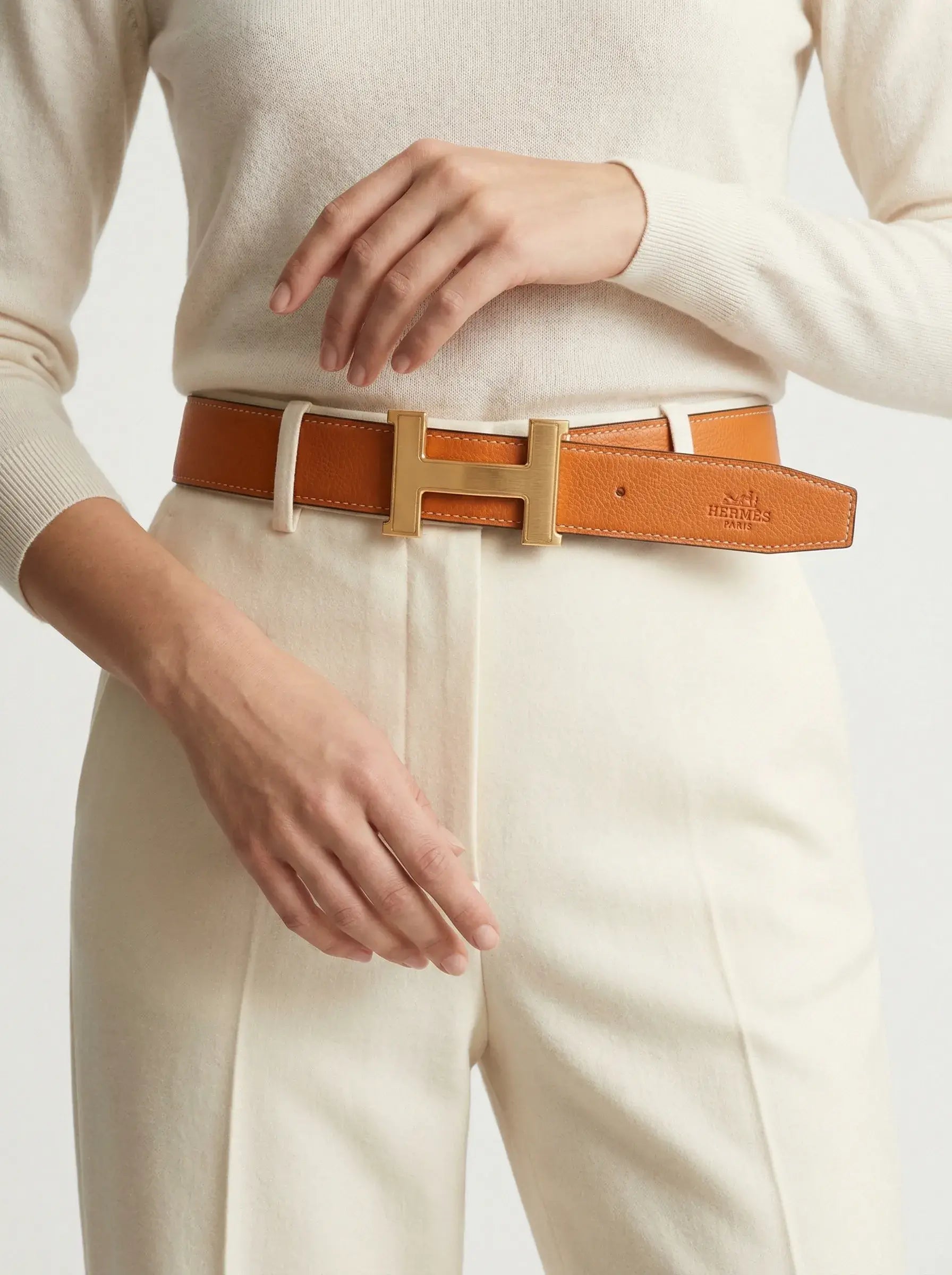 Buckle Belt – Cognac