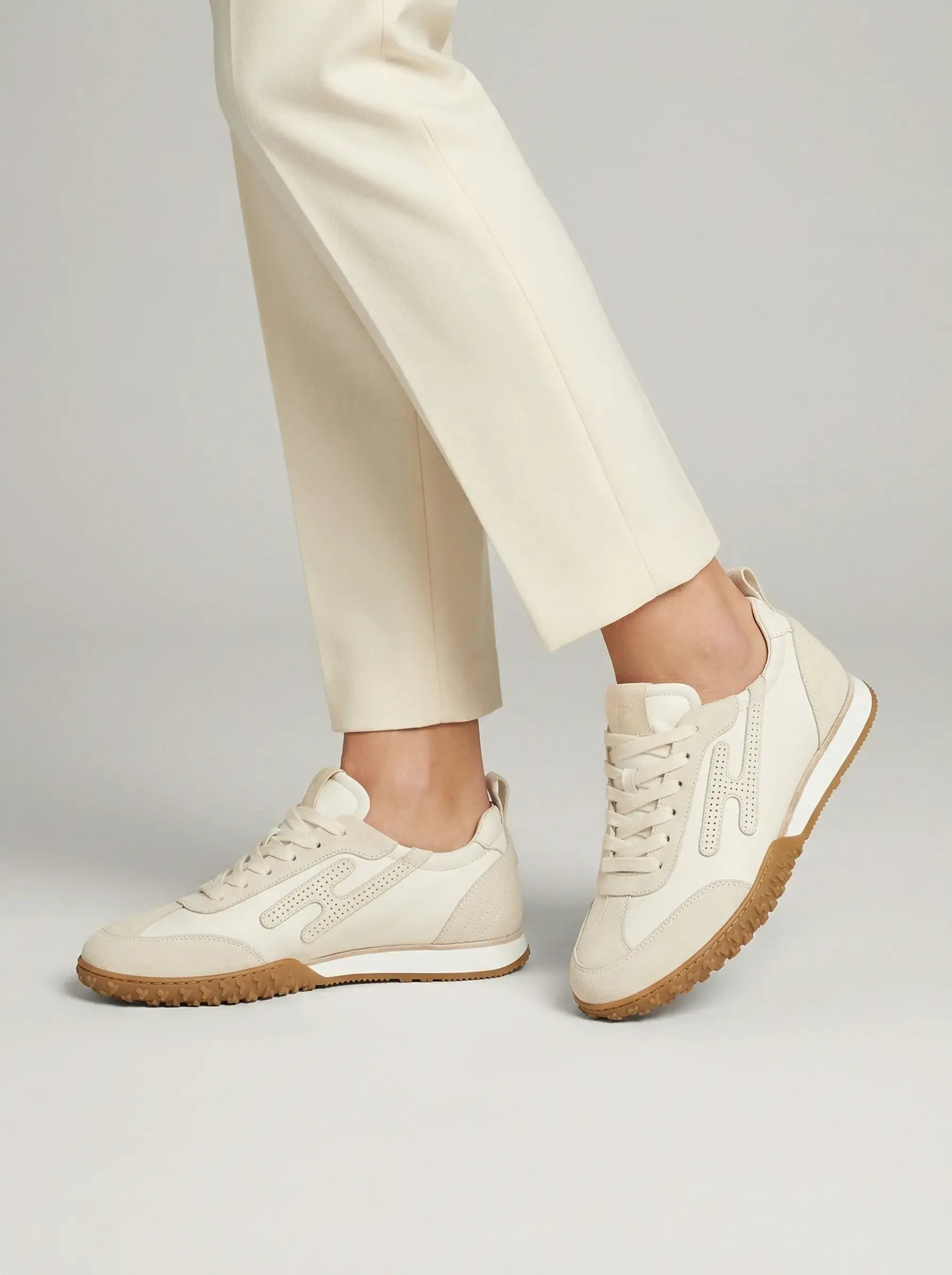 Orin Heritage Trainer – Ivory & Suede