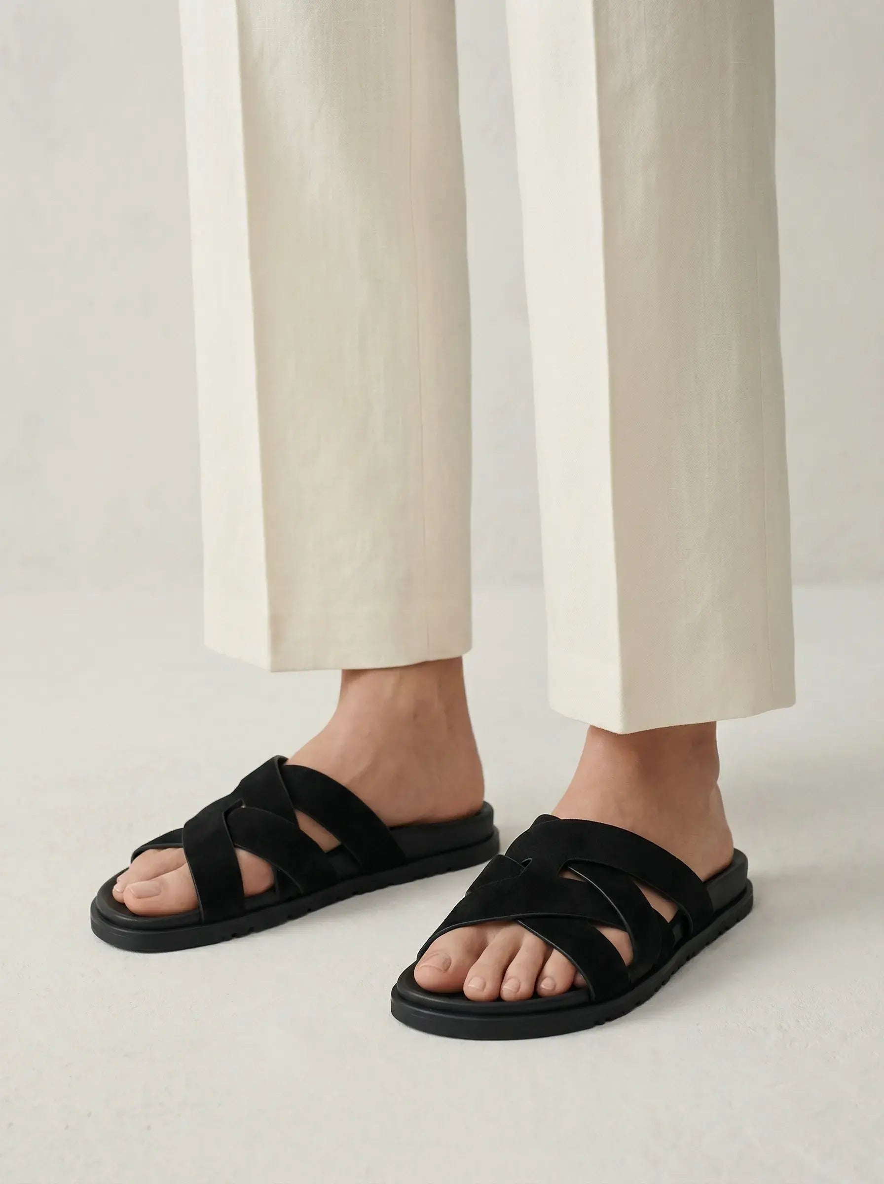 Crossway Slide Sandals – Noir