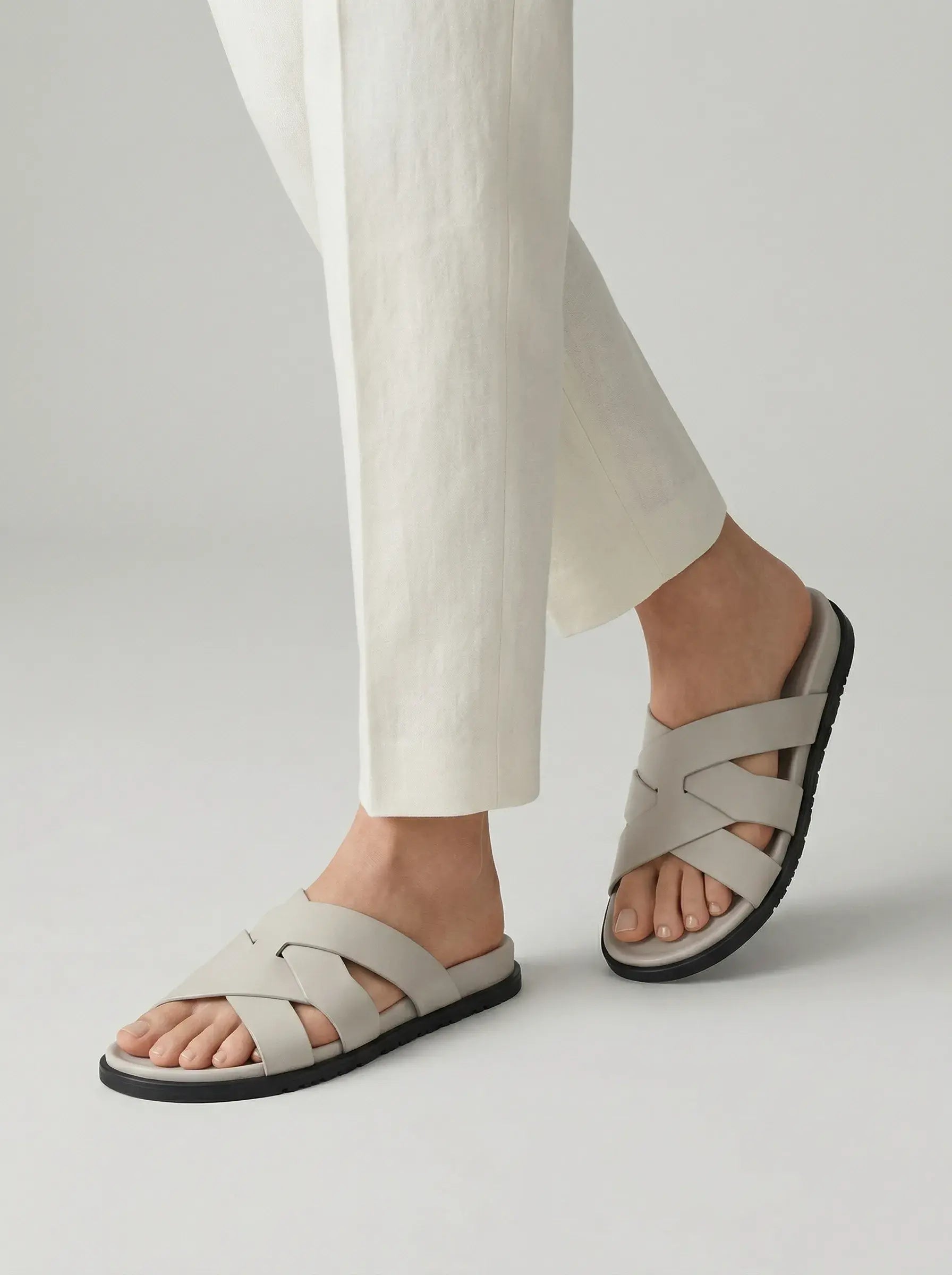Crossway Slide Sandals – Craie
