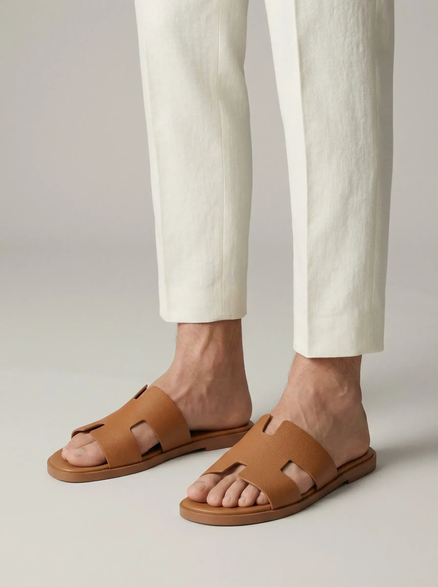 Men’s Classic Slide Sandals – Gold