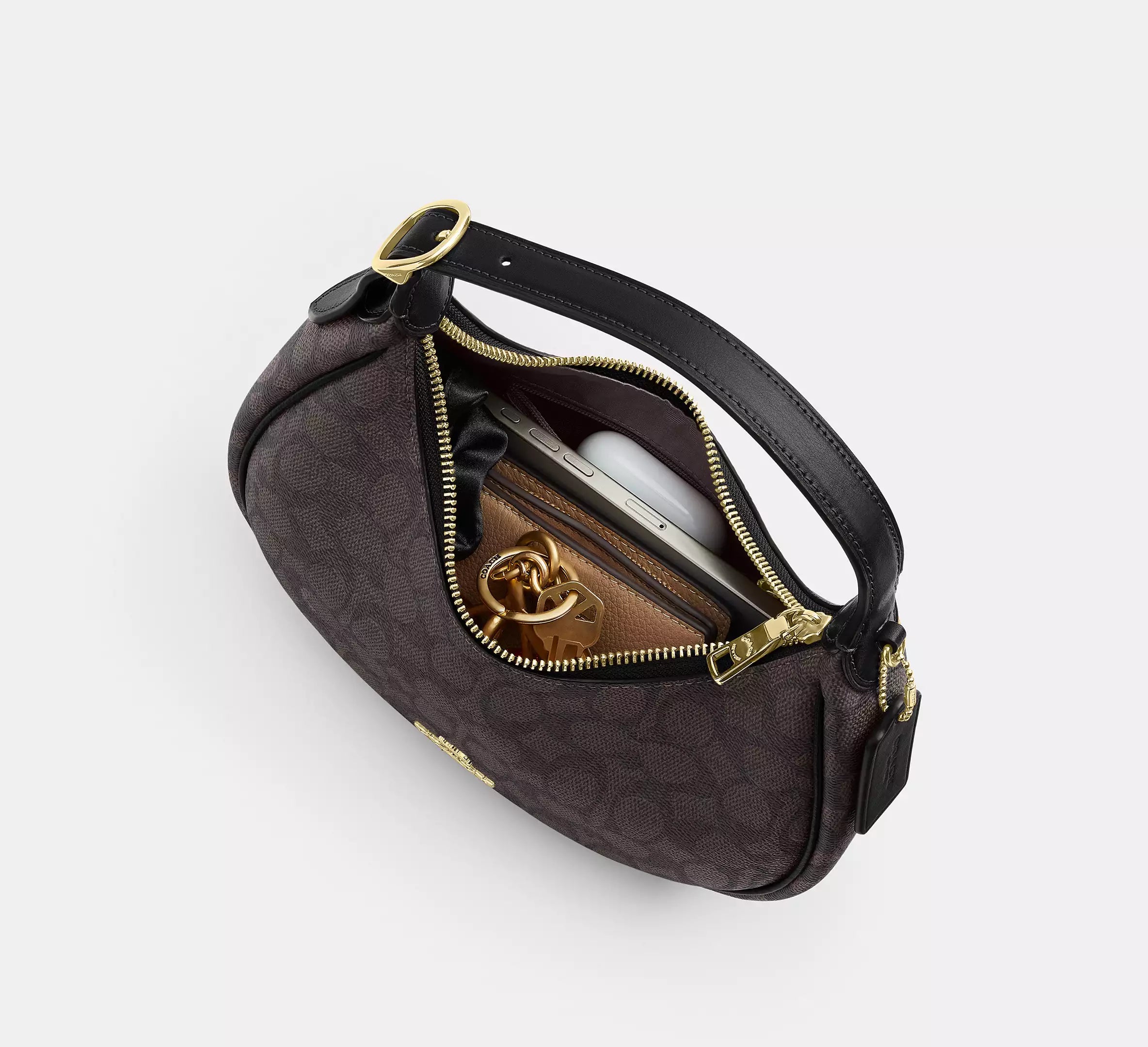 Emily Shoulder Bag In Signature Canvas