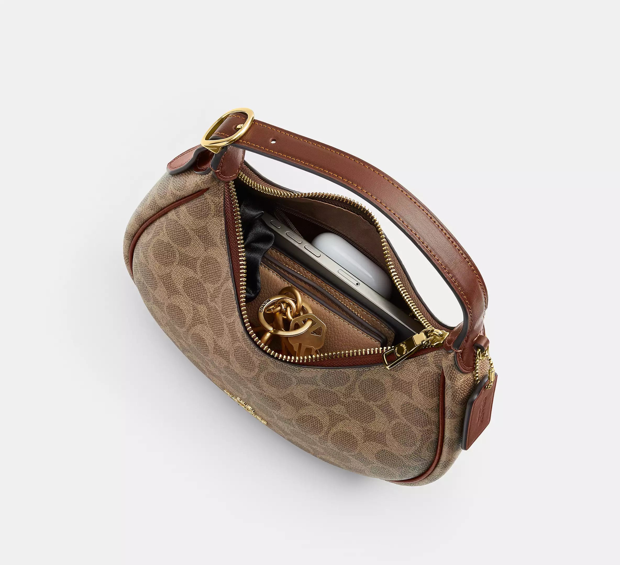 Emily Shoulder Bag In Signature Canvas