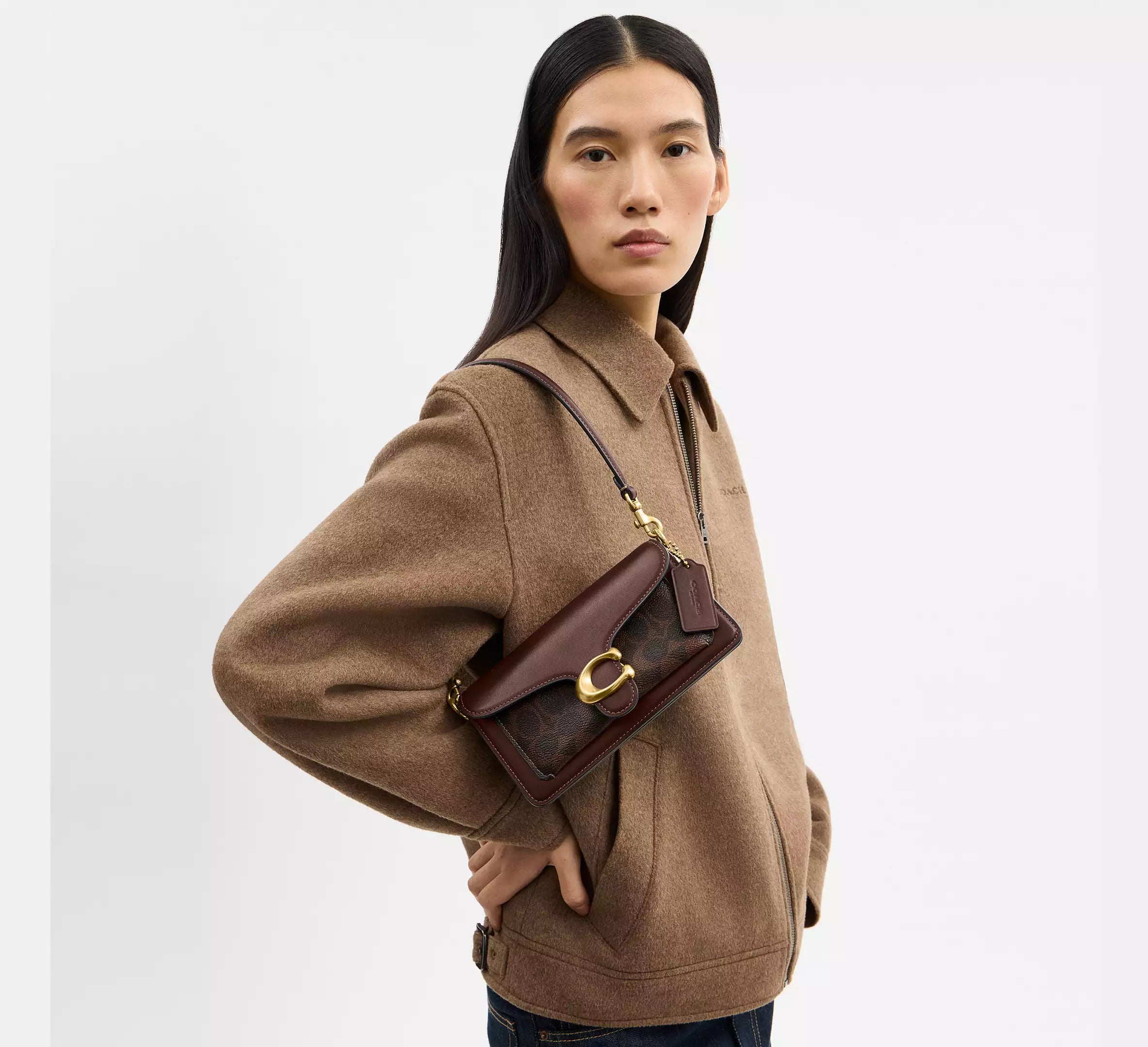 Tabby Shoulder Bag 20 In Signature Canvas