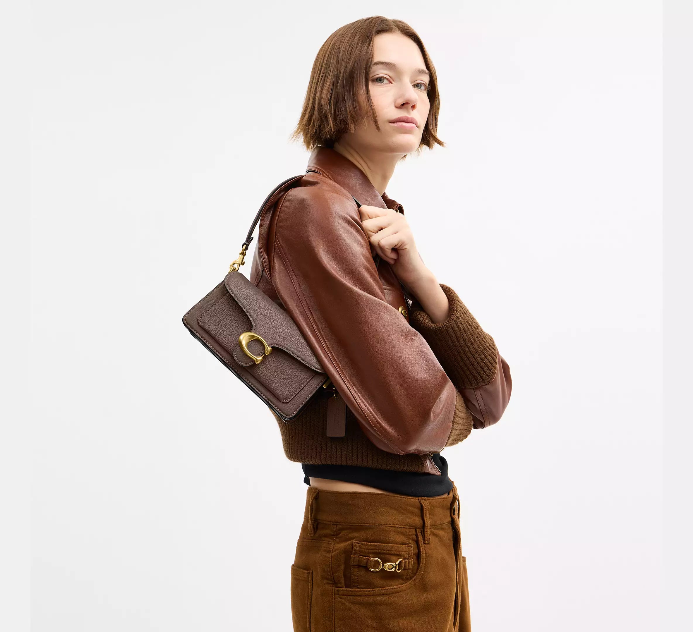 Tabby Shoulder Bag 20 In Signature Canvas